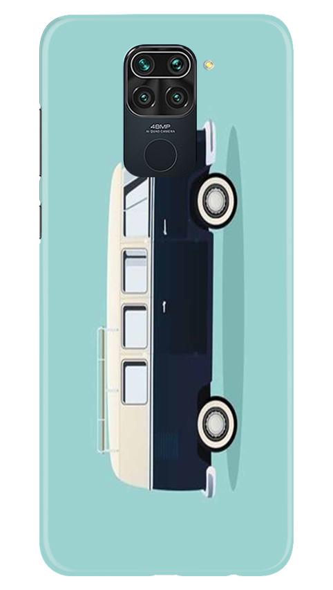Travel Bus Mobile Back Case for Redmi Note 9 (Design - 379)
