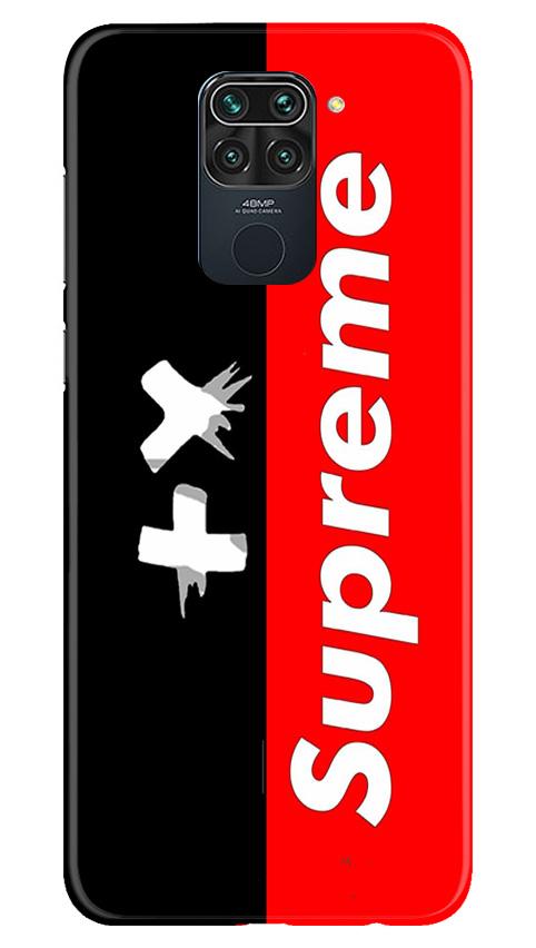 Supreme Mobile Back Case for Redmi Note 9 (Design - 389)