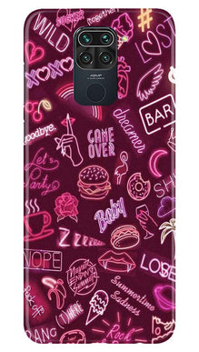 Party Theme Mobile Back Case for Redmi Note 9 (Design - 392)