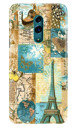 Travel Eiffel Tower Case for Oppo Reno (Design No. 206)