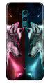 Wolf fight Case for Oppo Reno (Design No. 221)