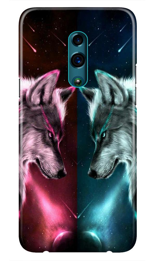 Wolf fight Case for Realme X (Design No. 221)