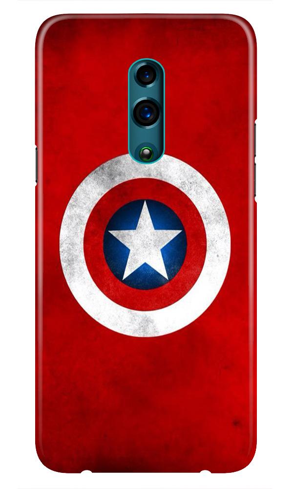 Captain America Case for Realme X (Design No. 249)