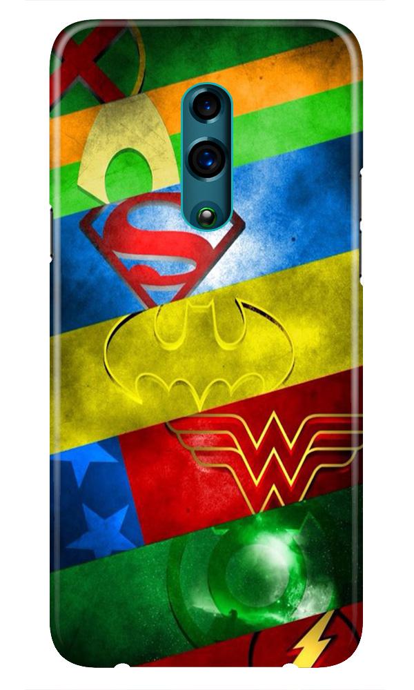 Superheros Logo Case for Realme X (Design No. 251)