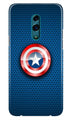 Captain America Shield Case for Oppo K3 (Design No. 253)