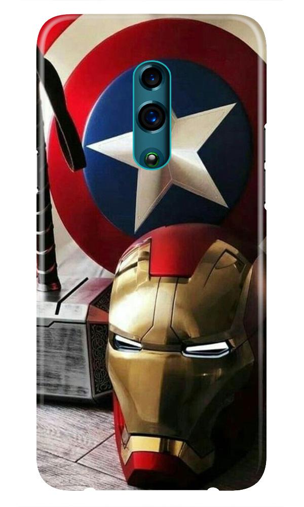 Ironman Captain America Case for Oppo Reno (Design No. 254)