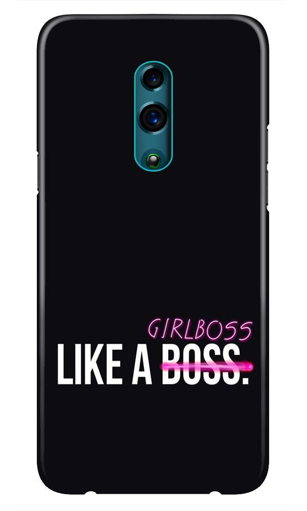 Like a Girl Boss Case for Realme X (Design No. 265)