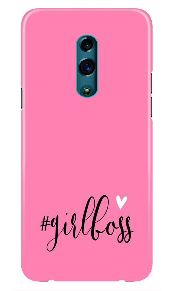 Girl Boss Pink Case for Oppo Reno (Design No. 269)