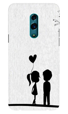 Cute Kid Couple Case for Oppo K3 (Design No. 283)