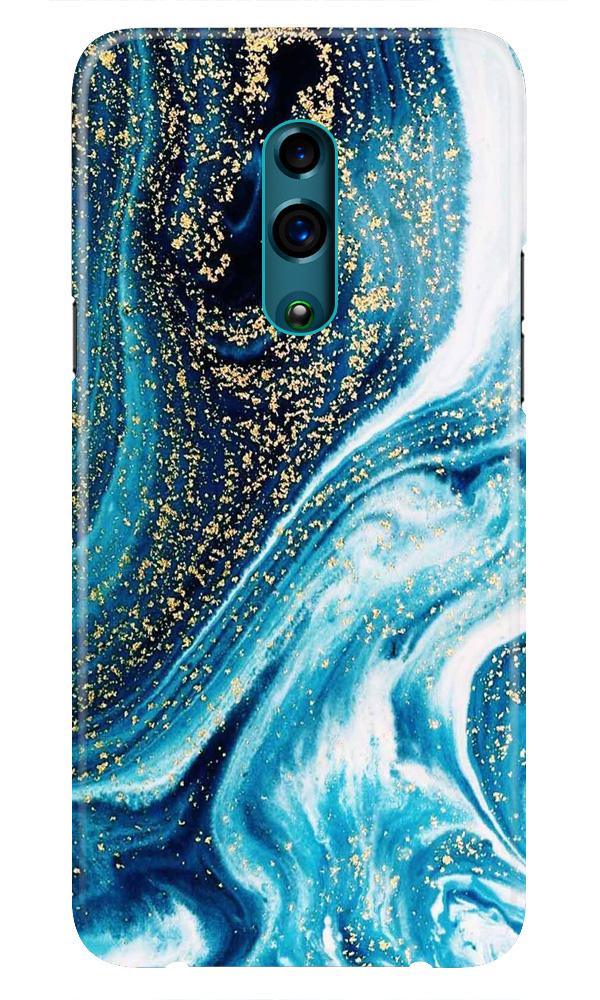 Marble Texture Mobile Back Case for Oppo K3  (Design - 308)