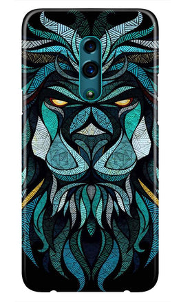 Lion Mobile Back Case for Oppo Reno(Design - 314)