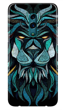 Lion Mobile Back Case for Oppo K3  (Design - 314)