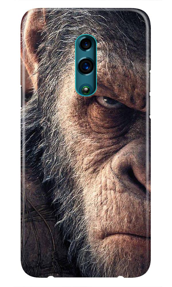 Angry Ape Mobile Back Case for Oppo K3  (Design - 316)