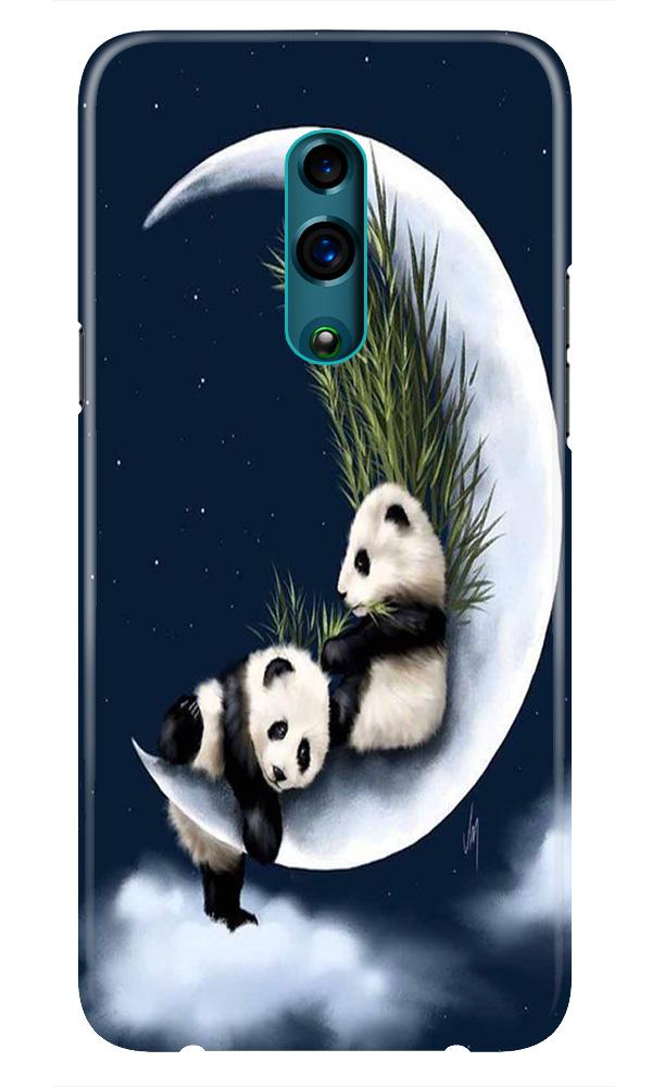 Panda Moon Mobile Back Case for Realme X  (Design - 318)