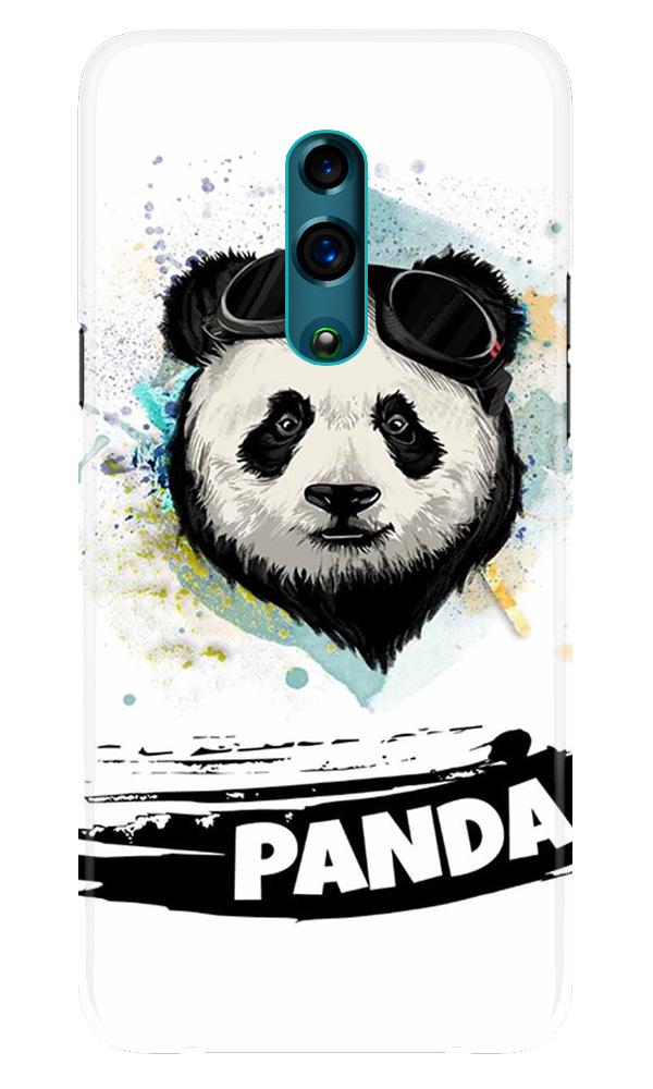 Panda Mobile Back Case for Oppo Reno  (Design - 319)