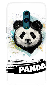 Panda Mobile Back Case for Oppo Reno  (Design - 319)