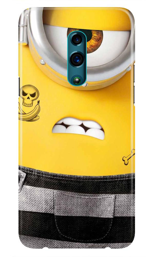 Minion Mobile Back Case for Oppo Reno  (Design - 324)