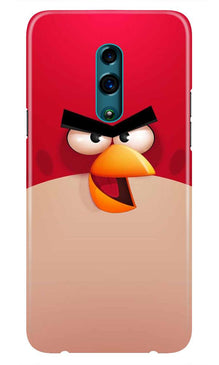 Angry Bird Red Mobile Back Case for Oppo Reno  (Design - 325)