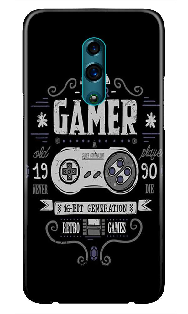 Gamer Mobile Back Case for Realme X  (Design - 330)