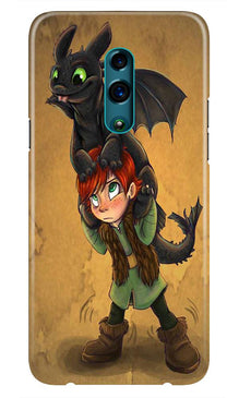 Dragon Mobile Back Case for Oppo K3  (Design - 336)
