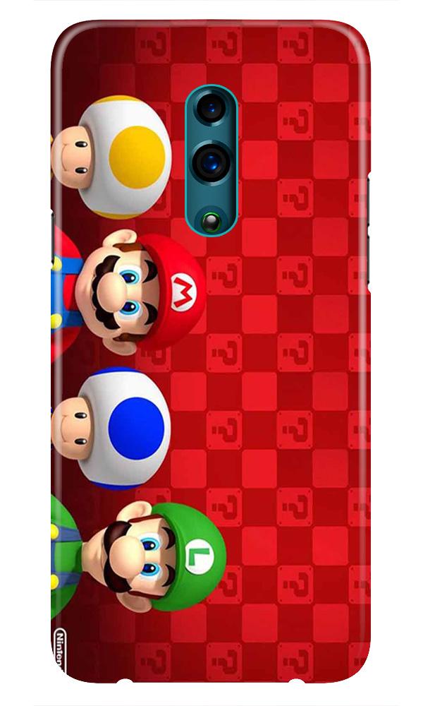 Mario Mobile Back Case for Realme X  (Design - 337)