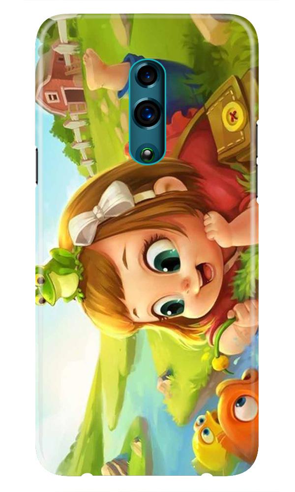 Baby Girl Mobile Back Case for Oppo K3  (Design - 339)