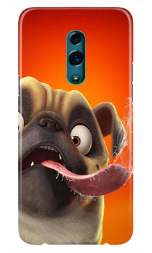 Dog Mobile Back Case for Oppo K3  (Design - 343)