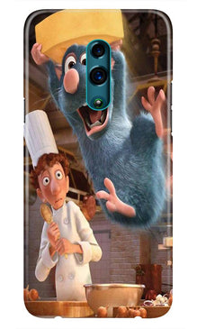 Ratatouille Mobile Back Case for Oppo K3  (Design - 347)