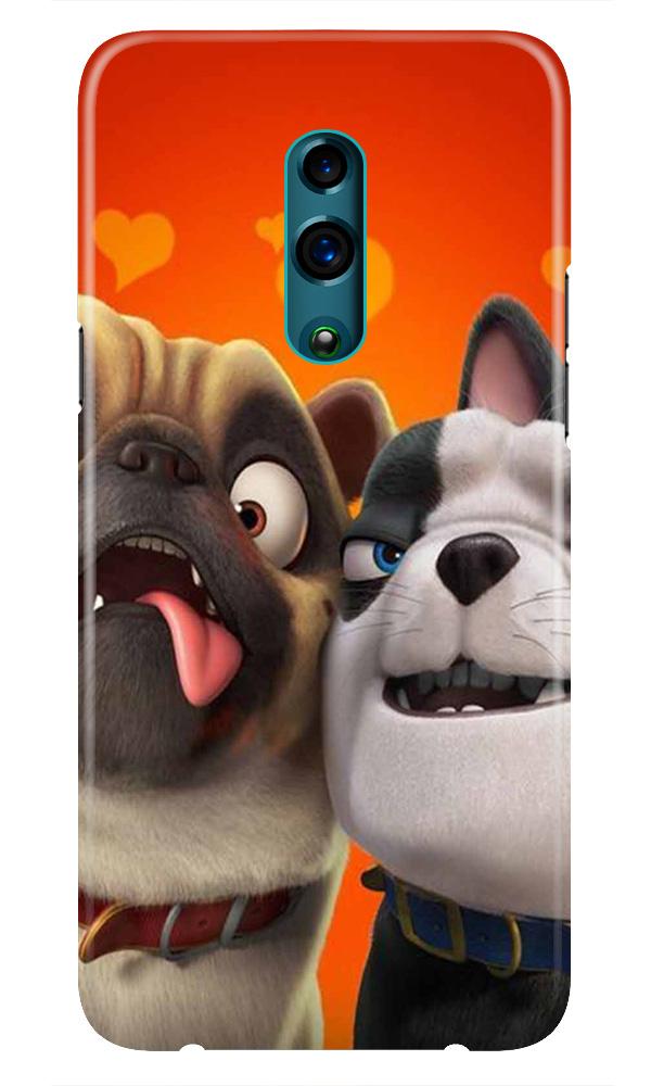 Dog Puppy Mobile Back Case for Oppo Reno  (Design - 350)