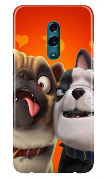 Dog Puppy Mobile Back Case for Realme X  (Design - 350)