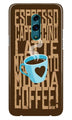 Love Coffee Mobile Back Case for Realme X  (Design - 351)