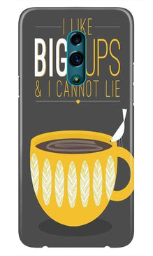 Big Cups Coffee Mobile Back Case for Oppo Reno  (Design - 352)