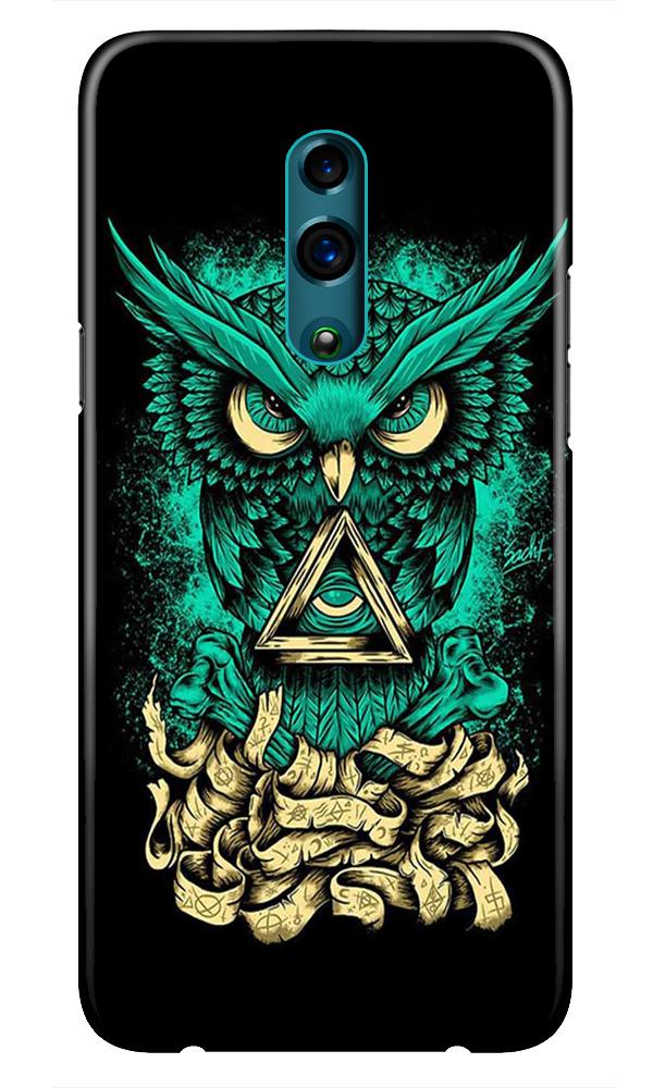 Owl Mobile Back Case for Oppo Reno  (Design - 358)