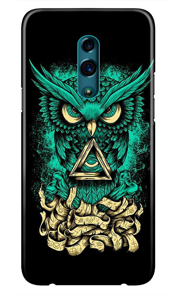Owl Mobile Back Case for Oppo K3  (Design - 358)