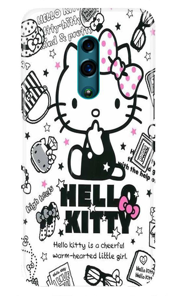 Hello Kitty Mobile Back Case for Oppo Reno  (Design - 361)