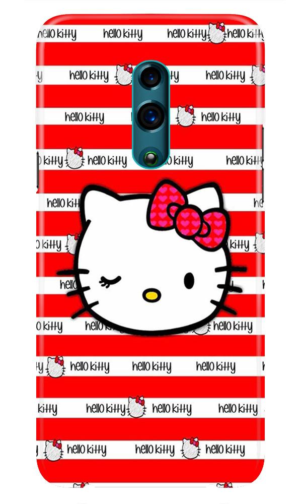 Hello Kitty Mobile Back Case for Oppo Reno  (Design - 364)