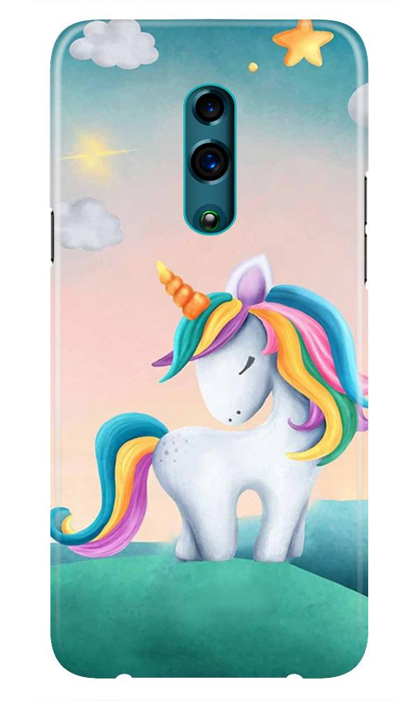 Unicorn Mobile Back Case for Oppo Reno  (Design - 366)