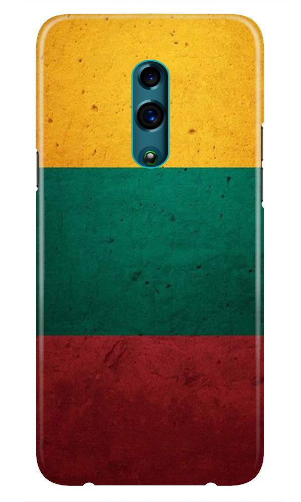 Color Pattern Mobile Back Case for Realme X  (Design - 374)