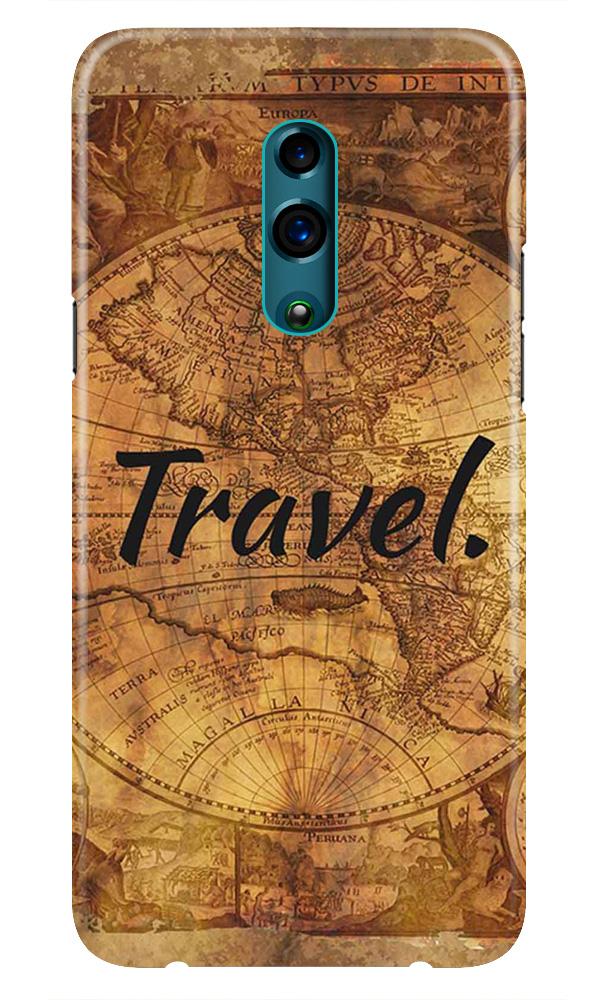 Travel Mobile Back Case for Oppo K3  (Design - 375)
