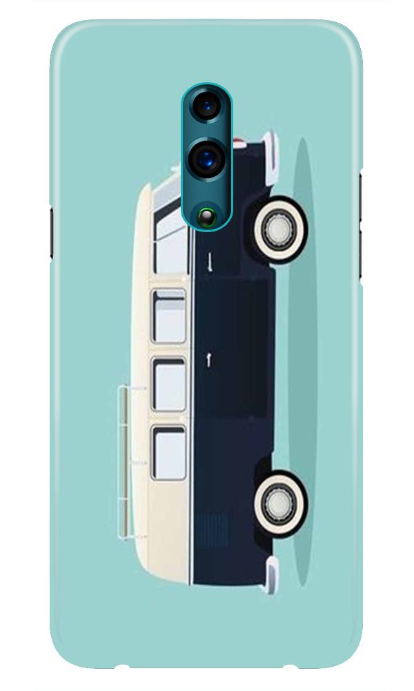 Travel Bus Mobile Back Case for Oppo K3  (Design - 379)