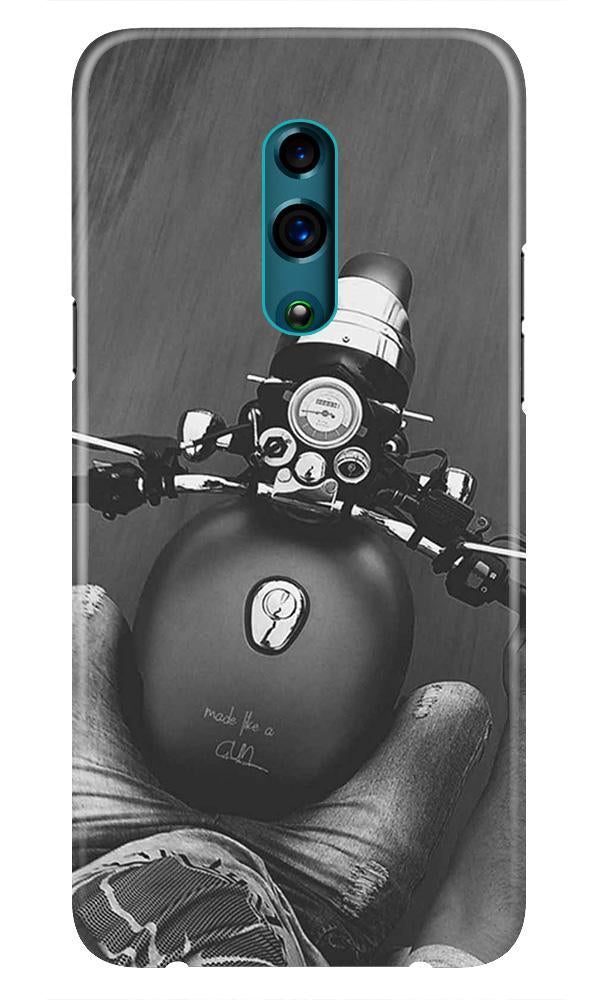 Royal Enfield Mobile Back Case for Realme X  (Design - 382)