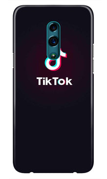 Tiktok Mobile Back Case for Oppo Reno  (Design - 396)