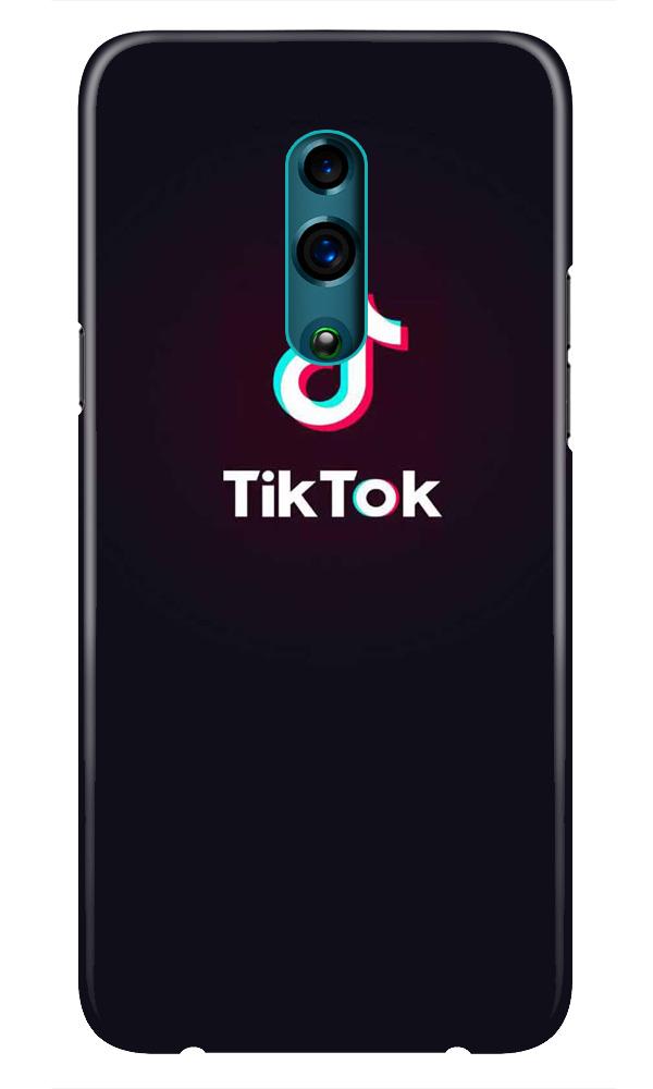 Tiktok Mobile Back Case for Realme X  (Design - 396)