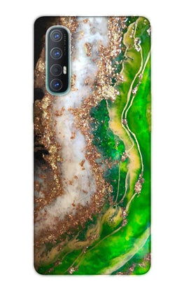 Marble Texture Mobile Back Case for Oppo Reno3 Pro(Design - 307)