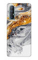 Marble Texture Mobile Back Case for Oppo Reno3 Pro  (Design - 310)