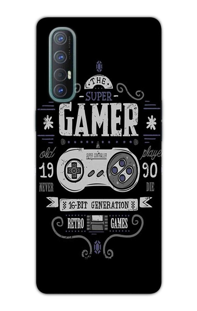 Gamer Mobile Back Case for Oppo Reno3 Pro  (Design - 330)