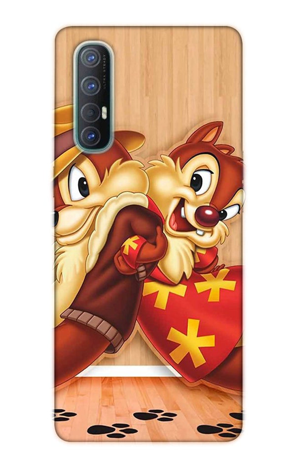 Chip n Dale Mobile Back Case for Oppo Reno3 Pro  (Design - 335)
