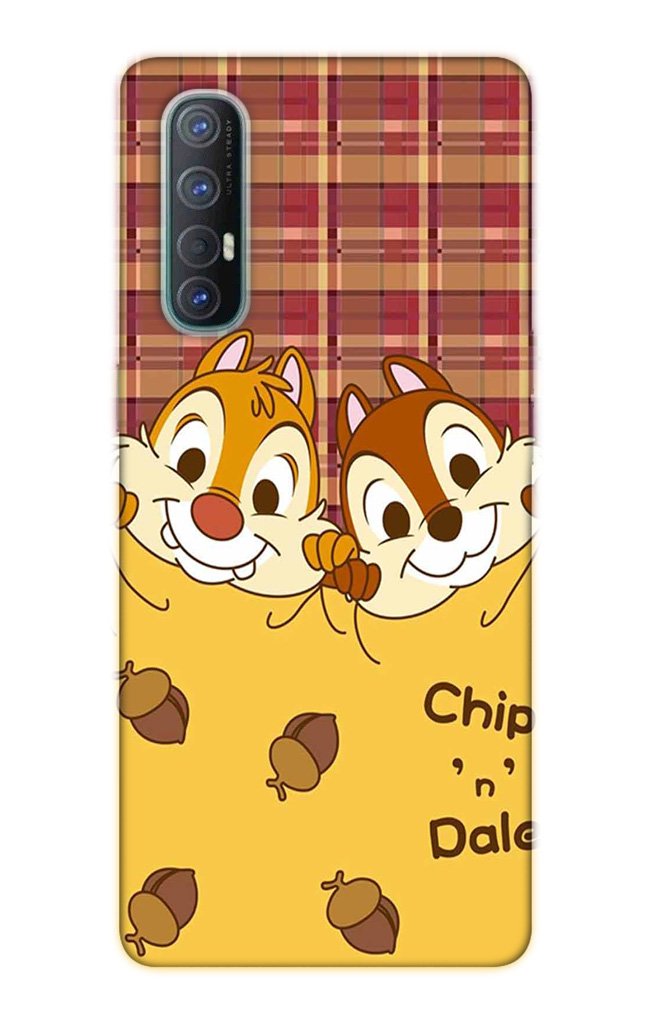 Chip n Dale Mobile Back Case for Oppo Reno3 Pro  (Design - 342)