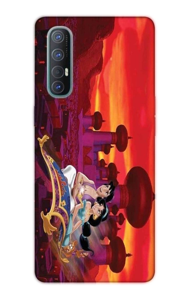 Aladdin Mobile Back Case for Oppo Reno3 Pro(Design - 345)