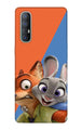 Cartoon Mobile Back Case for Oppo Reno3 Pro  (Design - 346)
